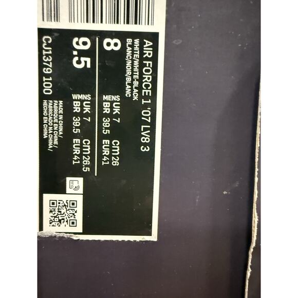 Size 8 - Nike Air Force 1 \'07 LV8 Added Air main image 5